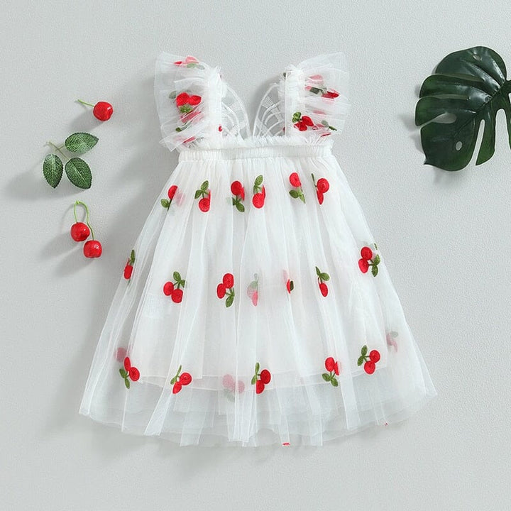 Vestido Infantil Cherry Wing