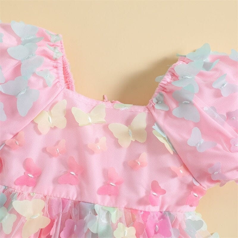 Vestido infantil Mariposas y Sainha Tul