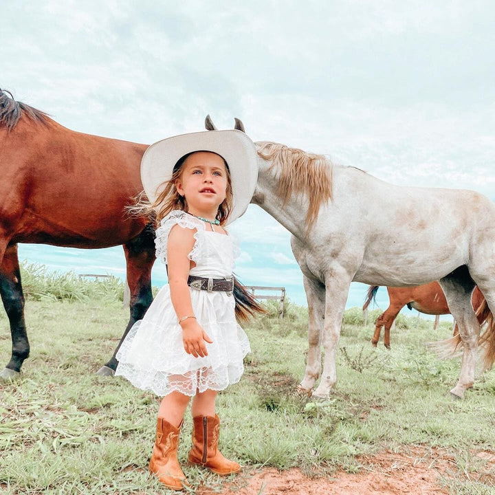 Vestido Infantil Blanco