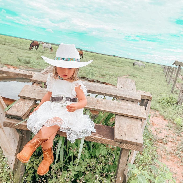 Vestido Infantil Blanco