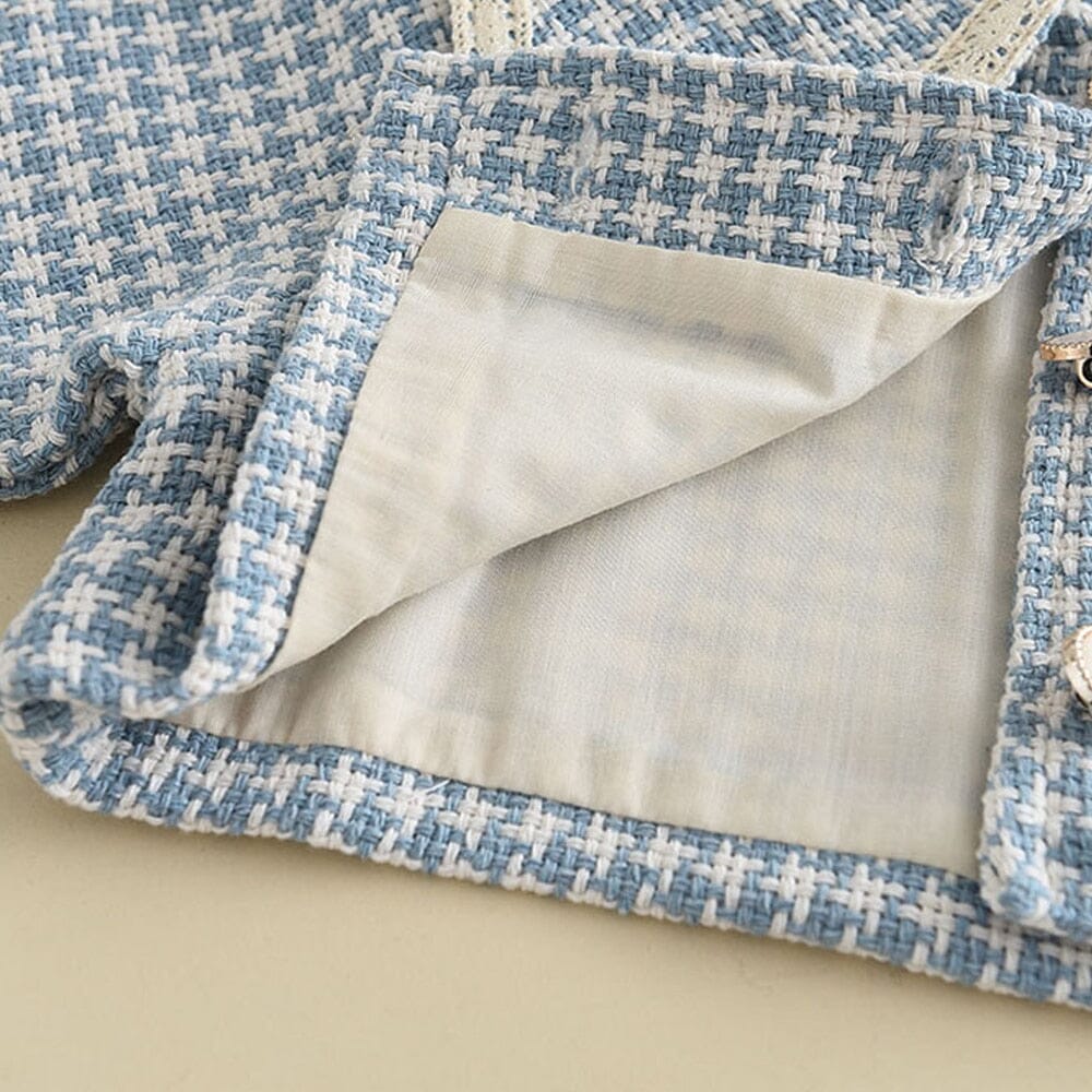 Vestido Infantil + Cárdigan + Bolso Golinha y Tul