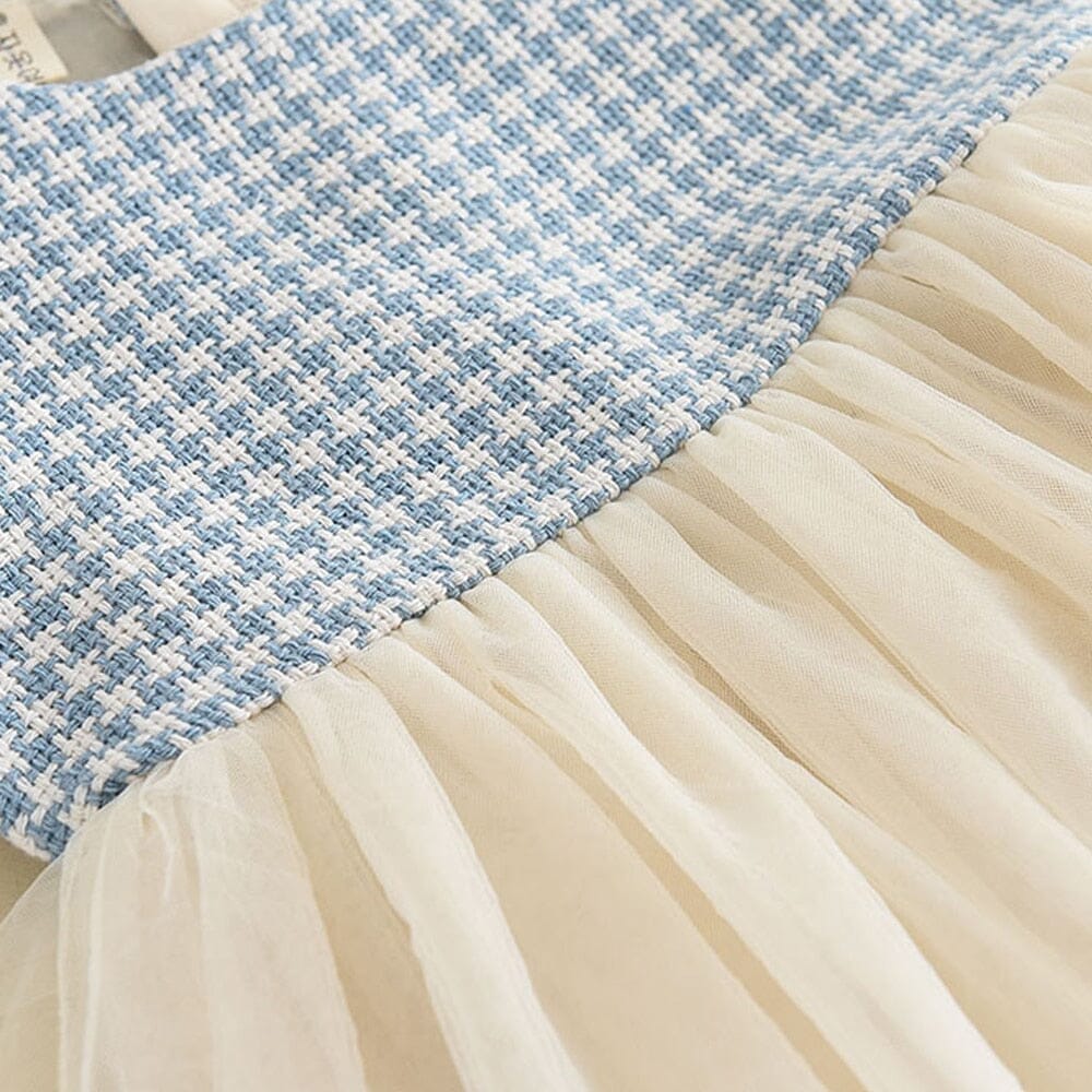 Vestido Infantil + Cárdigan + Bolso Golinha y Tul