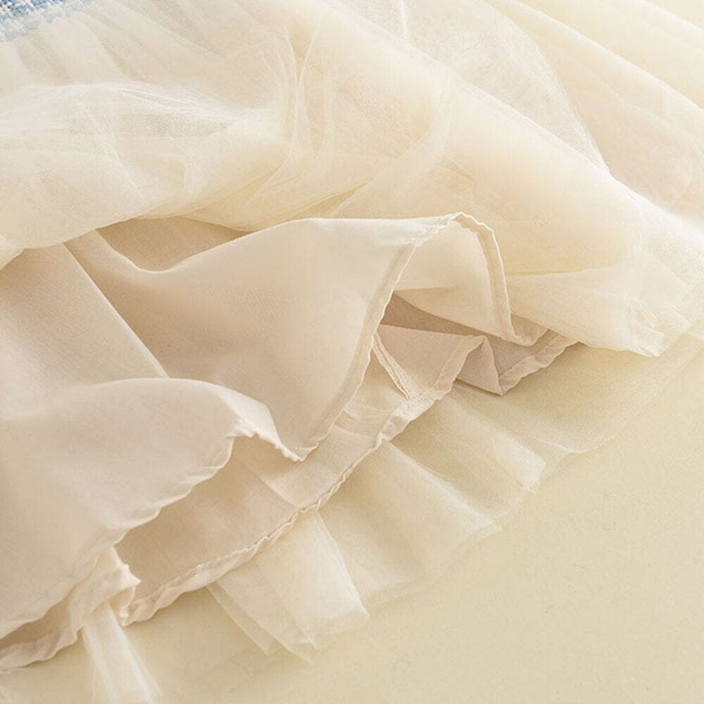 Vestido Infantil + Cárdigan + Bolso Golinha y Tul