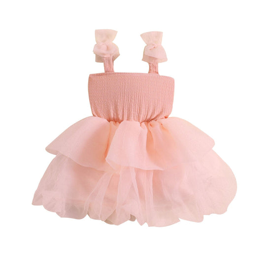 Vestido Fiesta Infantil Tul Volantes