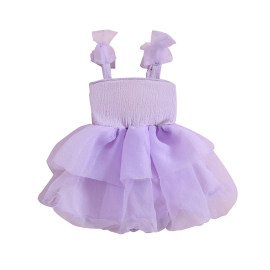 Vestido Fiesta Infantil Tul Volantes