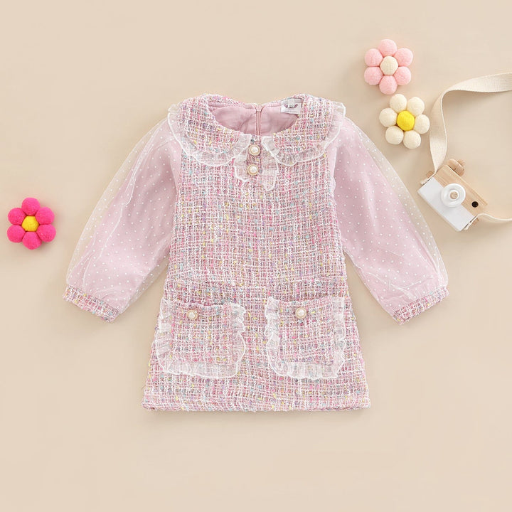 Vestido Infantil Golinha y Perlas