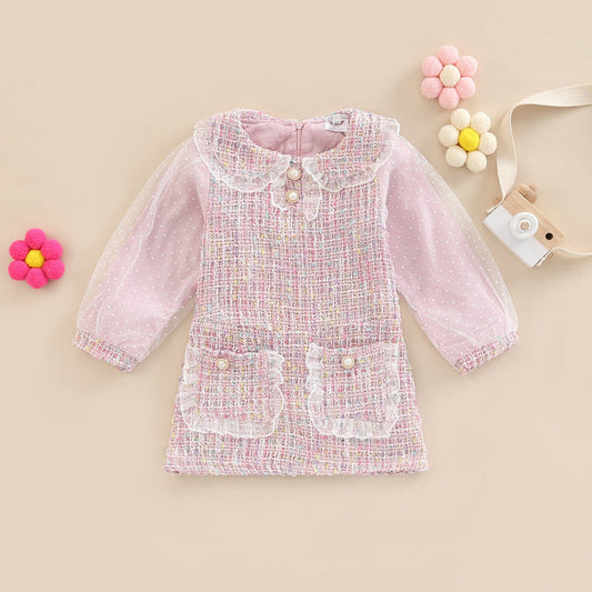 Vestido Infantil Golinha y Perlas