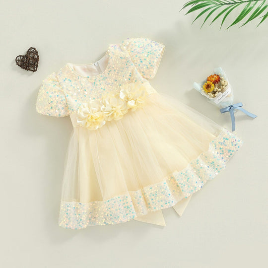 Vestido Infantil Paitê y Flores