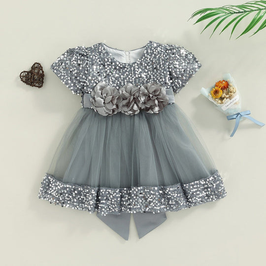 Vestido Infantil Paitê y Flores