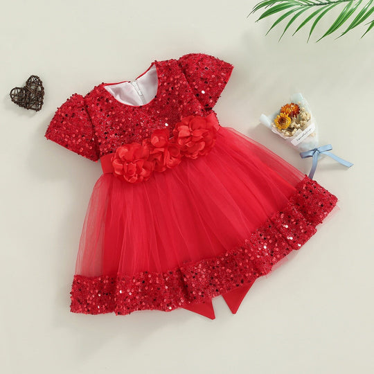 Vestido Infantil Paitê y Flores