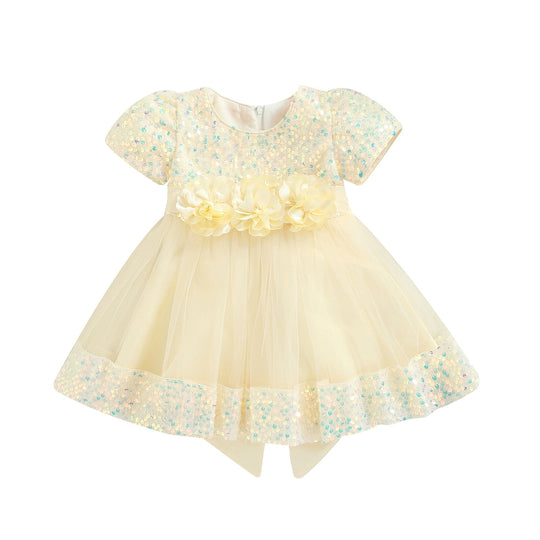 Vestido Infantil Paitê y Flores