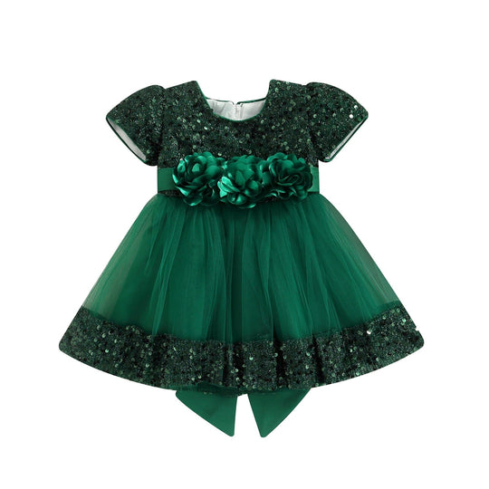 Vestido Infantil Paitê y Flores