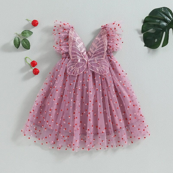 Vestido Infantil Poá Asinha