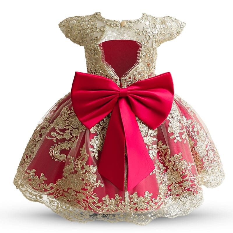 Vestido de Princesa de Encaje de Lujo para Niños