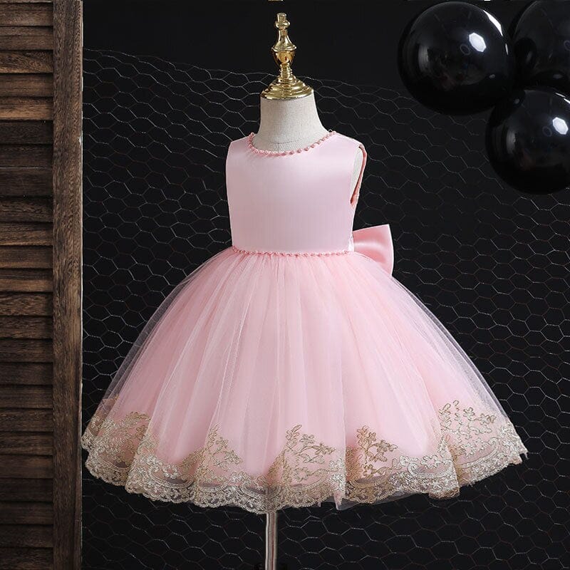 Vestido Infantil de Encaje Princesa Encaje
