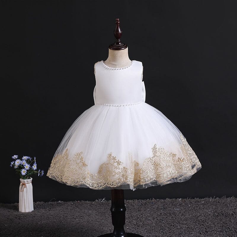 Vestido Infantil de Encaje Princesa Encaje