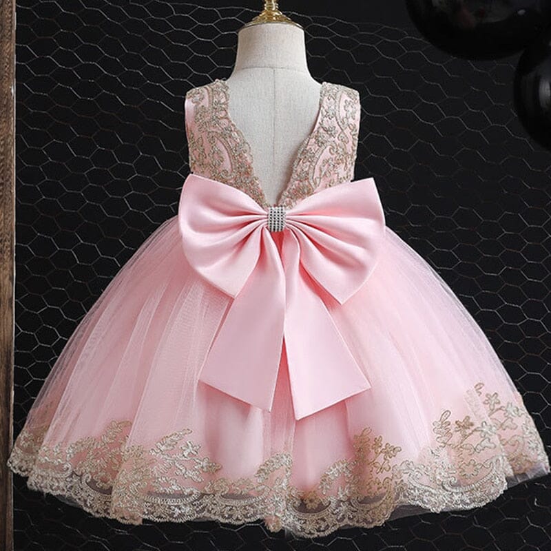 Vestido Infantil de Encaje Princesa Encaje