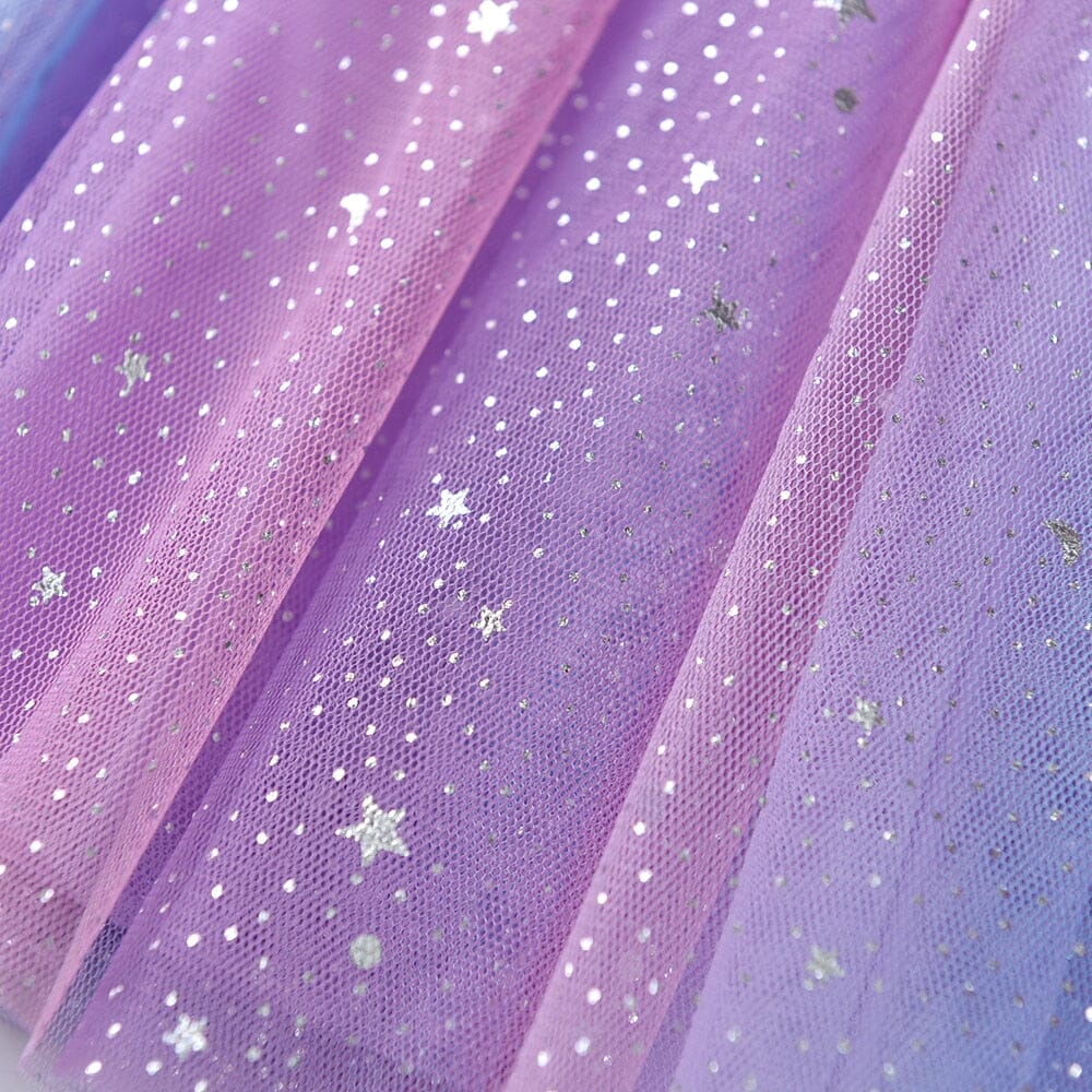 Vestido Infantil Sirena Glitter