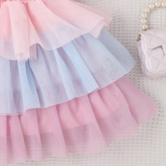 Vestido Infantil Tul Babadinhos