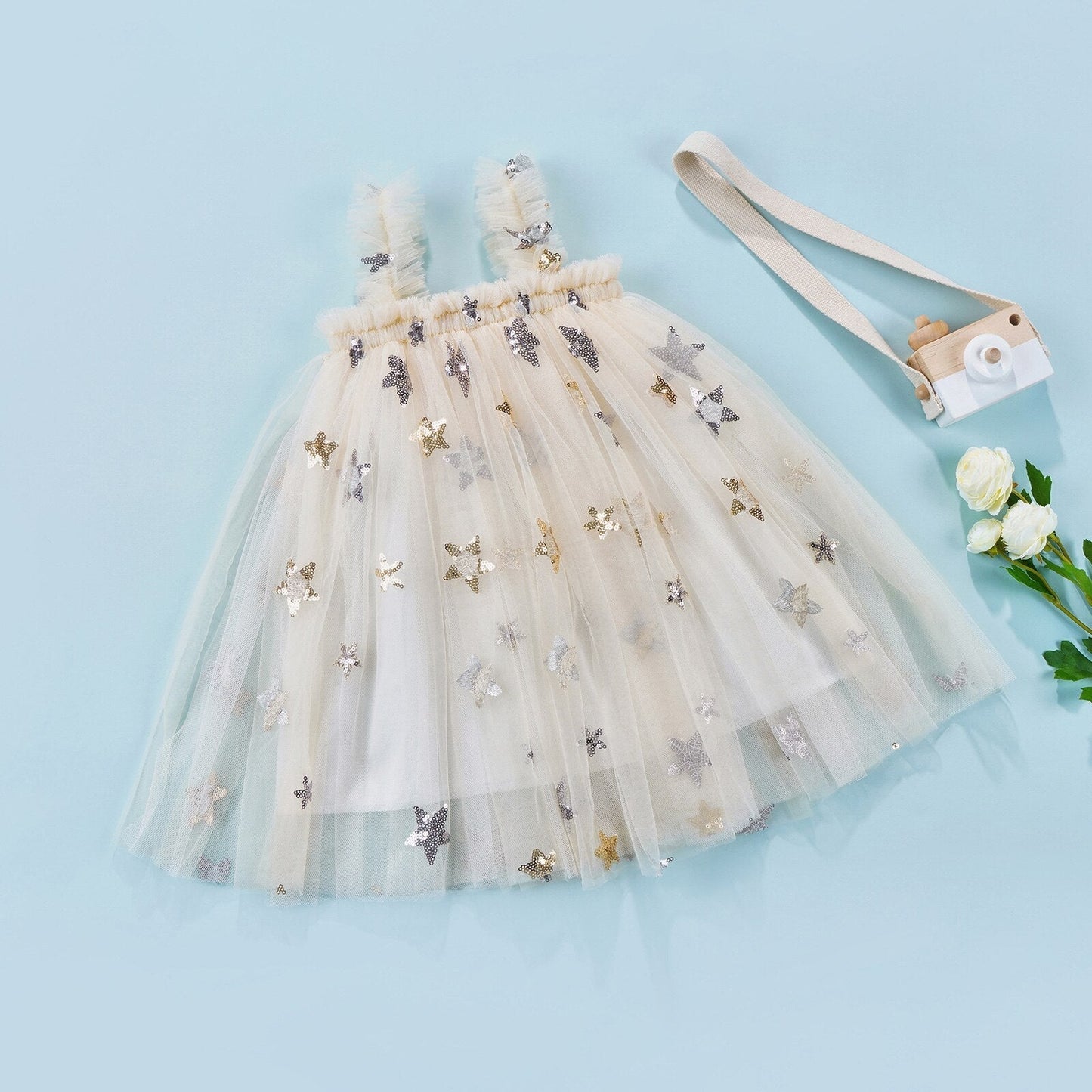 Vestido infantil de tul princesita