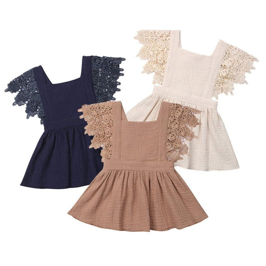 Vestido Infantil Luxinho con Lese