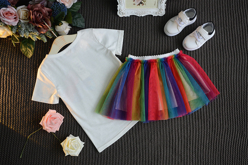 Set de Globos Arco Iris Infantil Niña
