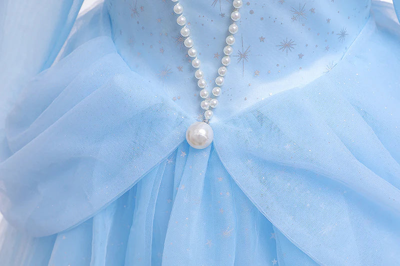 Vestido Infantil Princesa Perla