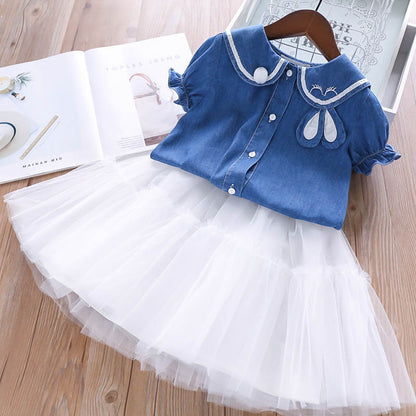 Conjunto Tul y Jeans Conejita
