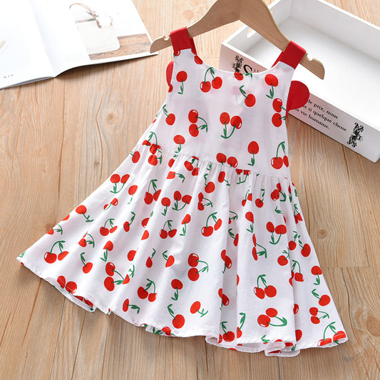Vestido Cerejinhas Infantil