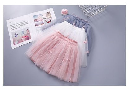 Saia Infantil Tule Flamenco