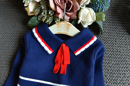 Vestido infantil de punto Golinha