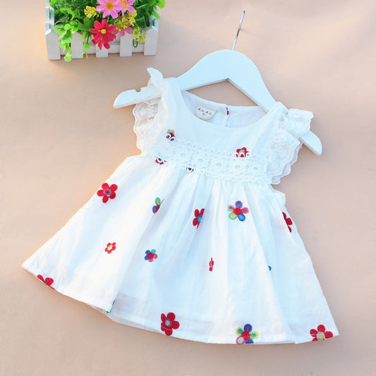 Vestido Infantil Florecitas