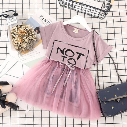 Vestido Infantil de Tul NOT