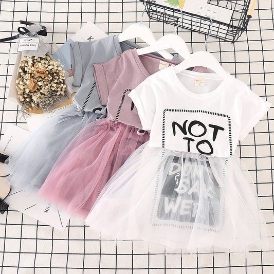 Vestido Infantil de Tul NOT