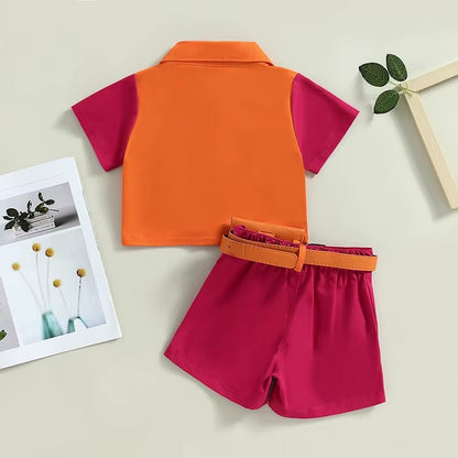 Conjunto Infantil Cinturón con Bolso