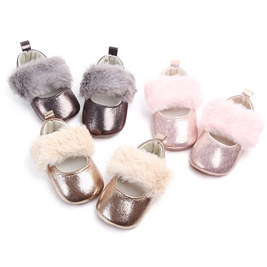 Zapatos peludos para niñas