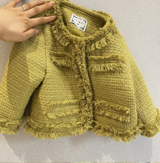 Blusa Infantil Tweed Invierno