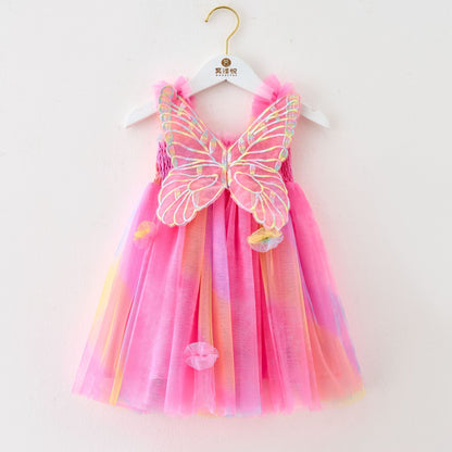 Vestido Infantil Asinha Tul Colores