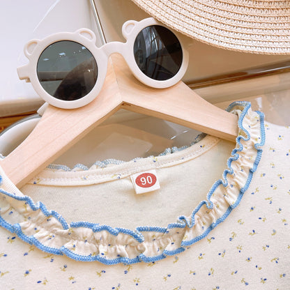 Conjunto Infantil de Mujer Azul Delicado