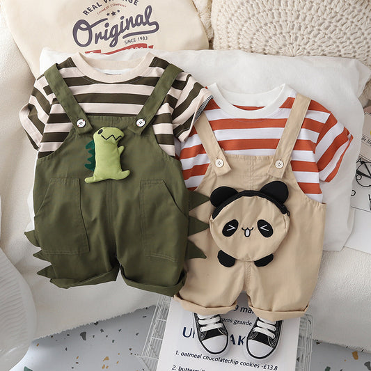 Peto Infantil de Rayas y Animales