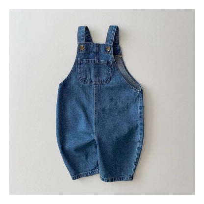 Bolsos Vaqueros Con Pechera Para Niños