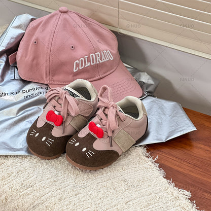Zapatillas de Niña Con Diseño de Gatito