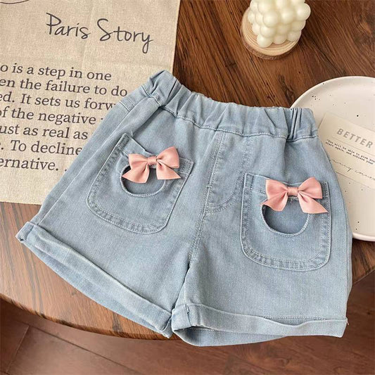 Bermudas Lazos jenas para Niñas