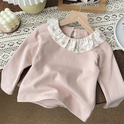 Camisa Niña Cuello Redondo