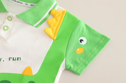 Traje de dinosaurio de verano para niños