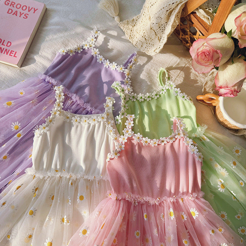 Vestido Infantil Margaritas