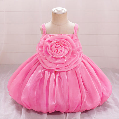 Vestido de Fiesta Infantil de Flores