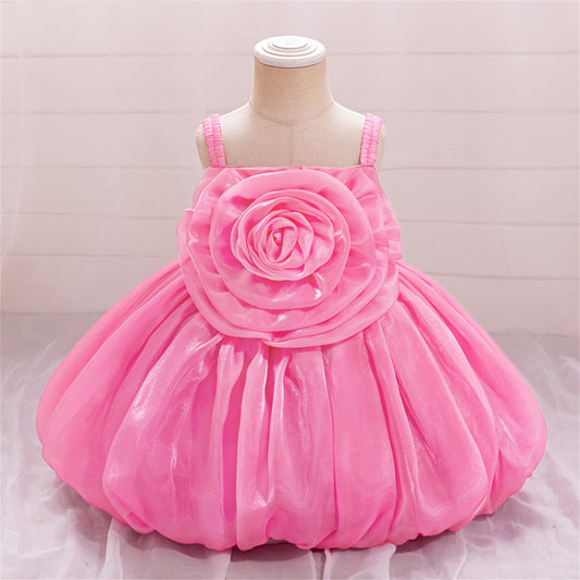 Vestido de Fiesta Infantil de Flores