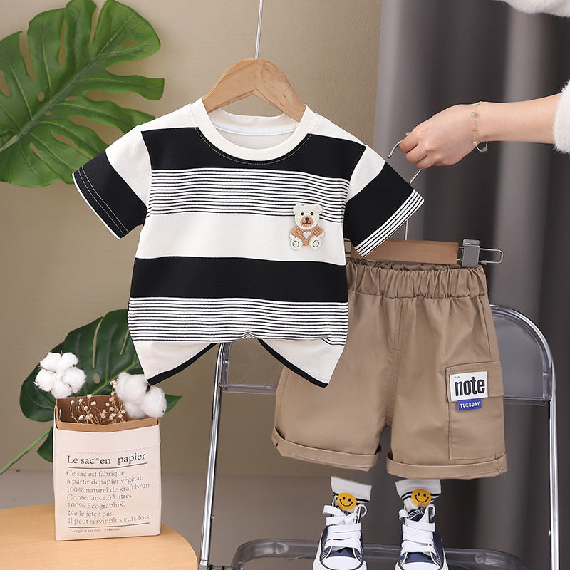 Conjunto Infantil Osito Rayas