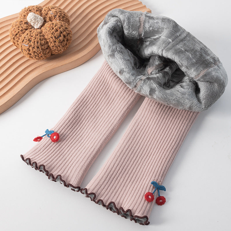 Pantalones de Invierno para Niños en Color Cereza